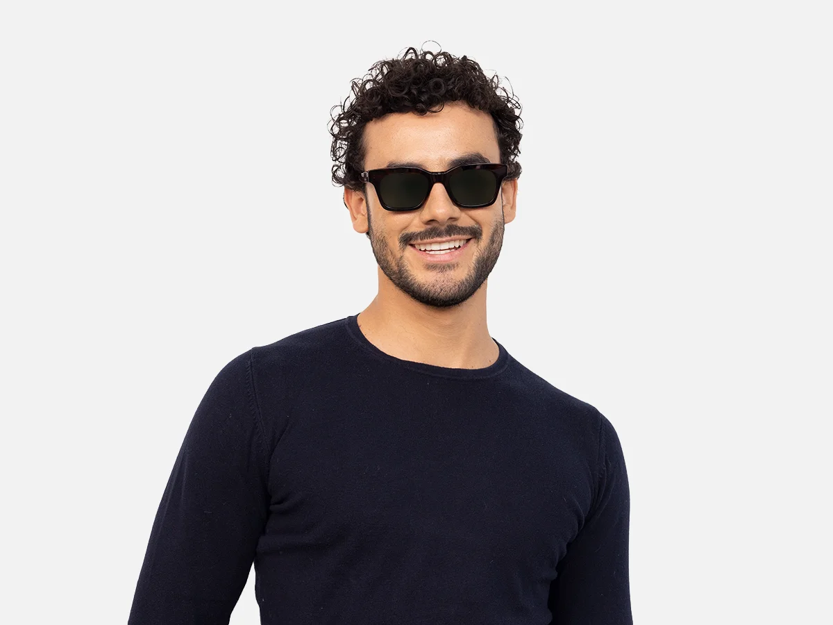 Square Tortoise Shell Sunglasses-41