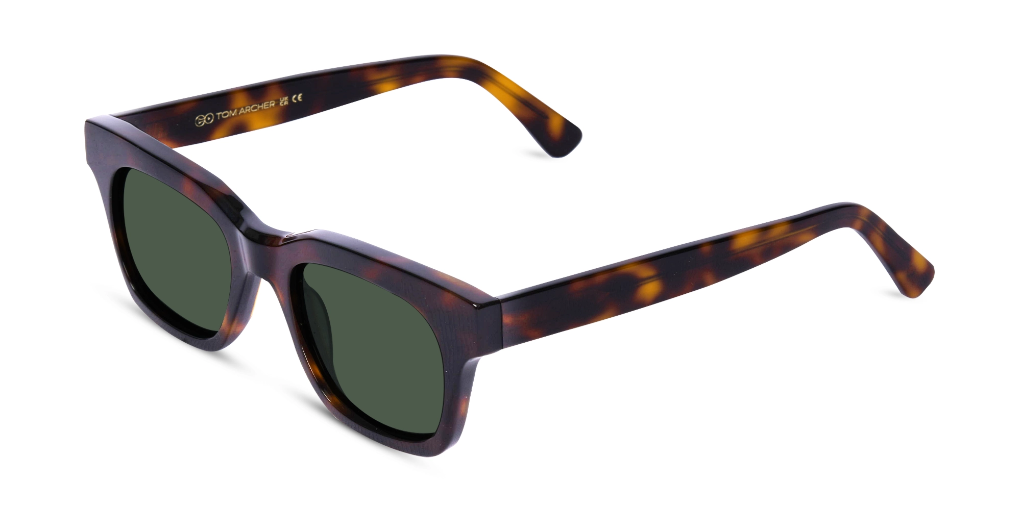 Square Tortoise Shell Sunglasses-3