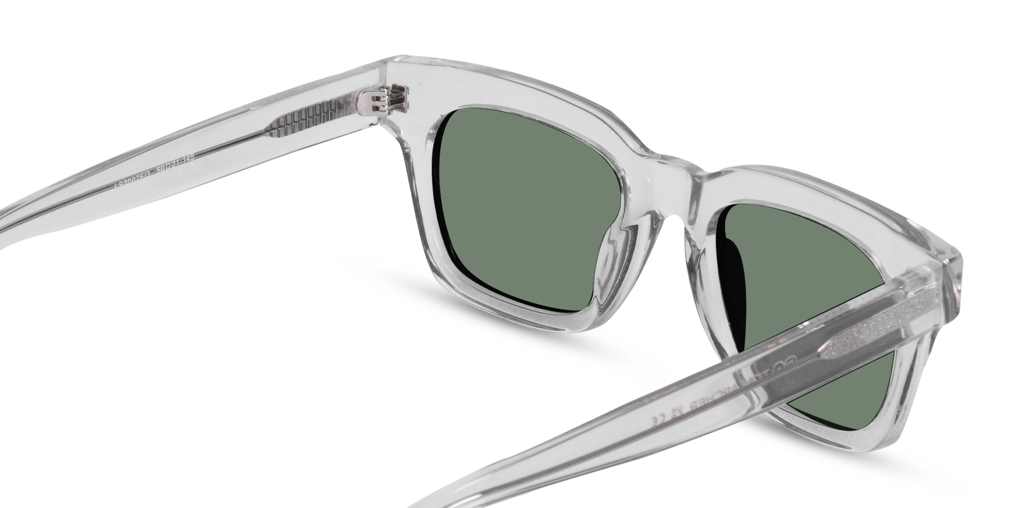 Clear Square Sunglasses-5