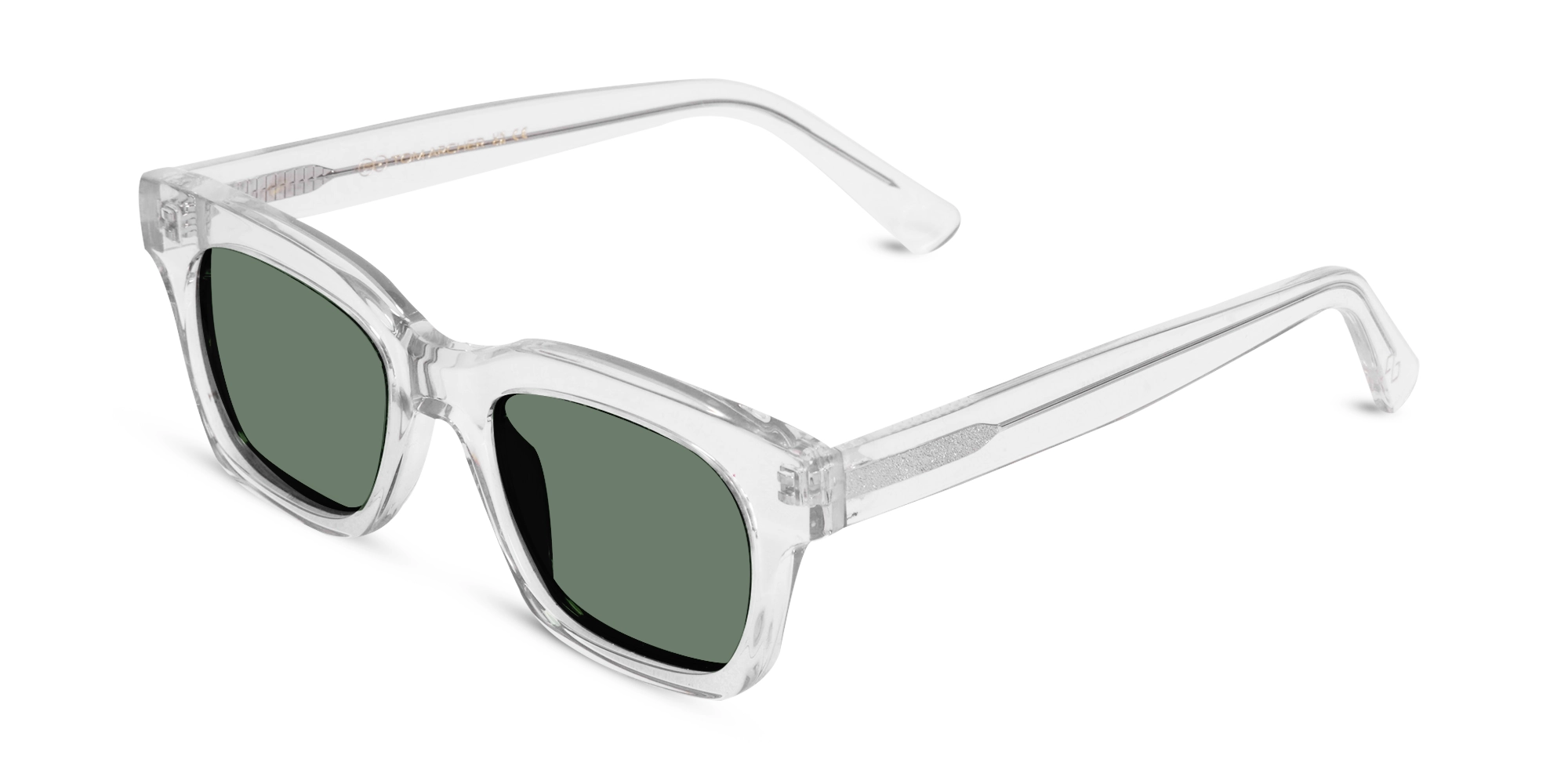 Clear Square Sunglasses-3