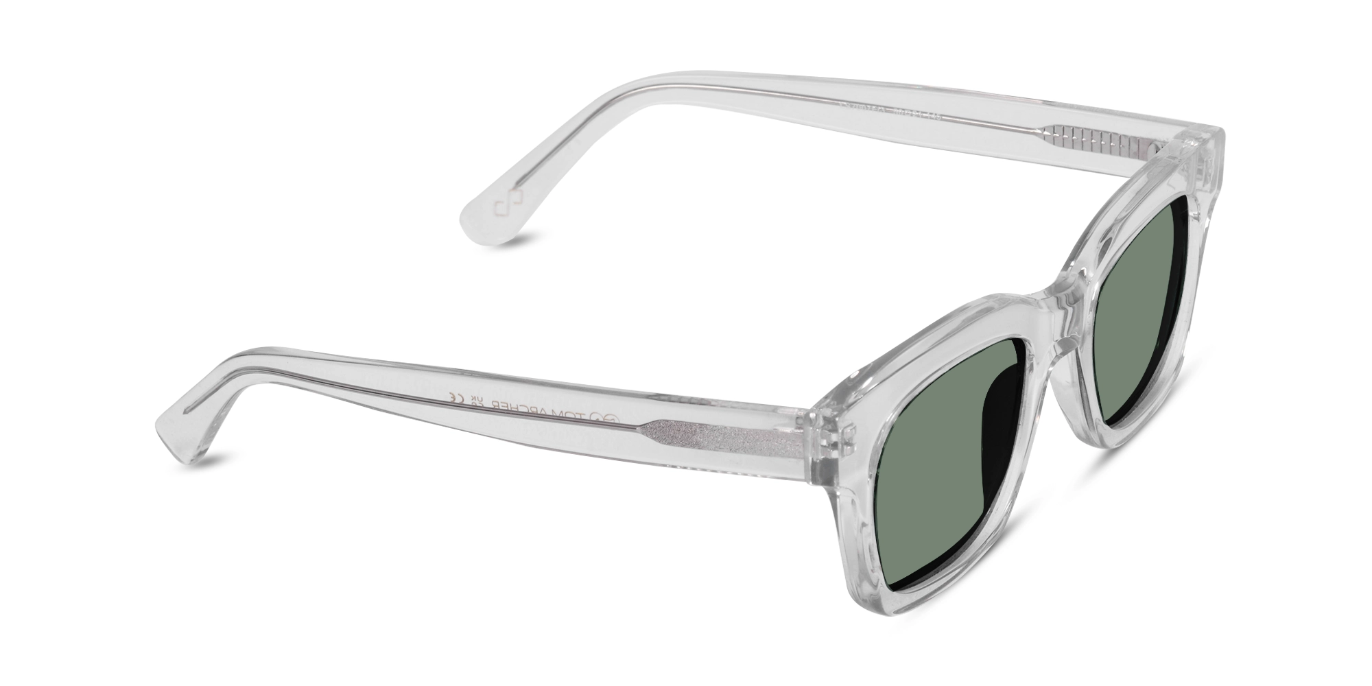 Clear Square Sunglasses-2