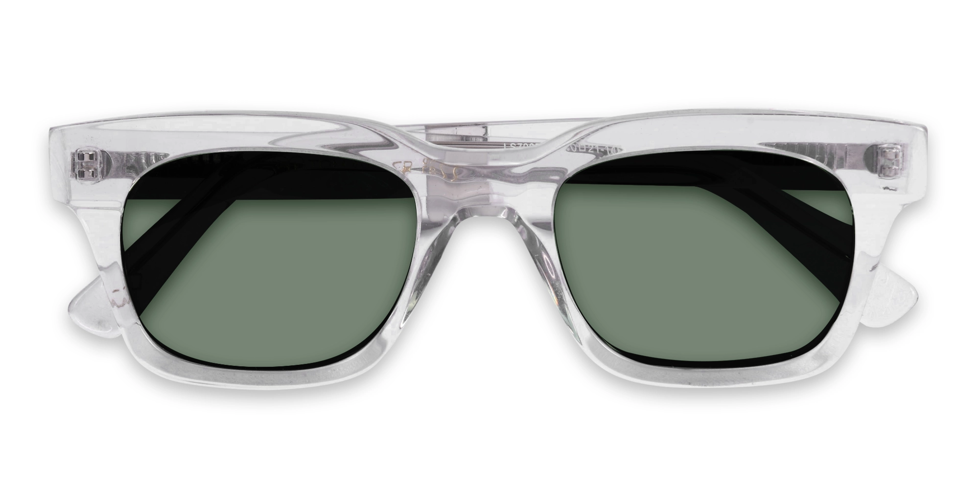 Clear Square Sunglasses-6