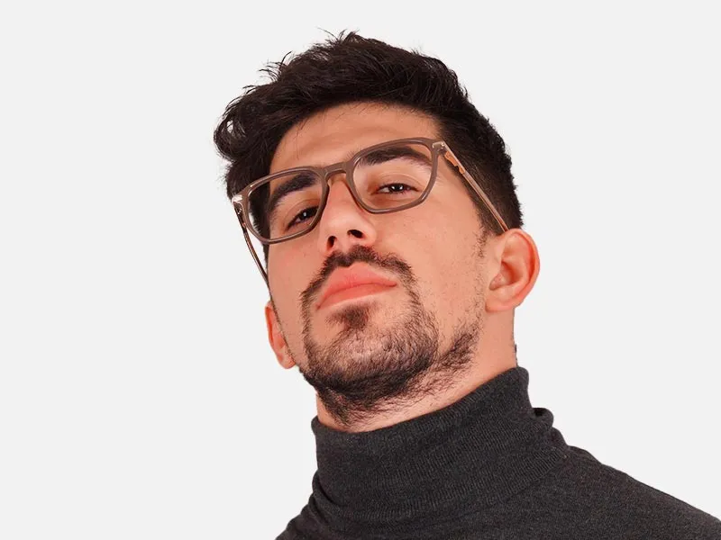 Brown Geometric Glasses-2