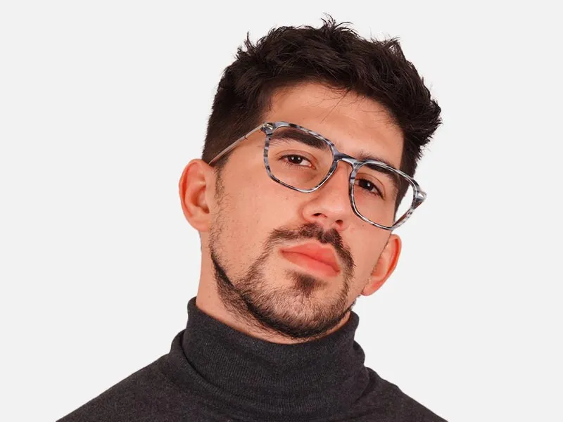 Marble Grey Blue Light Glasses-2