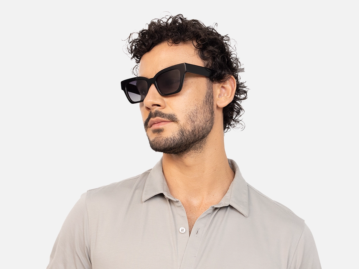 Cateye Square Sunglasses-42