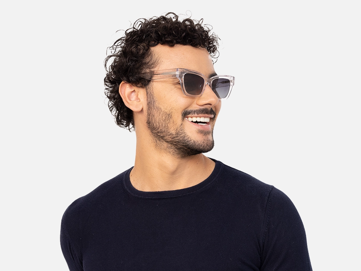 Beige Tortoise Shell Sunglasses-43