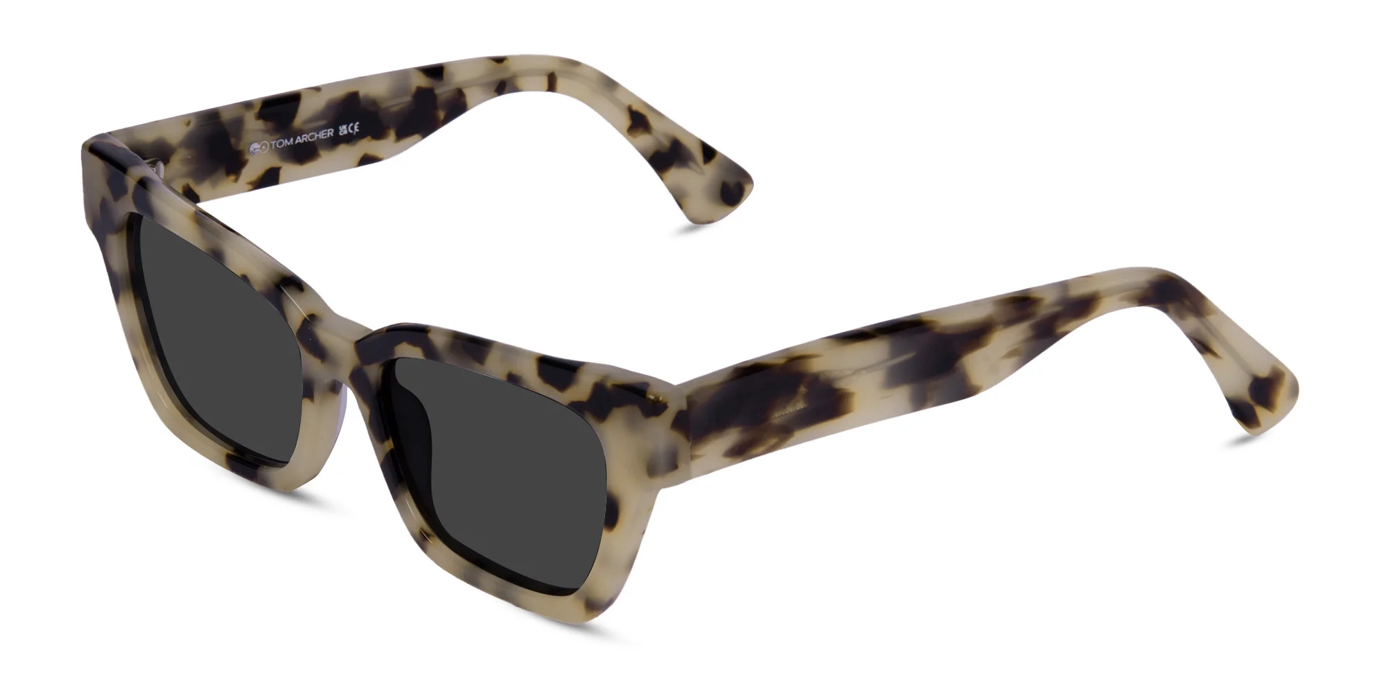 Beige Tortoise Shell Sunglasses-3