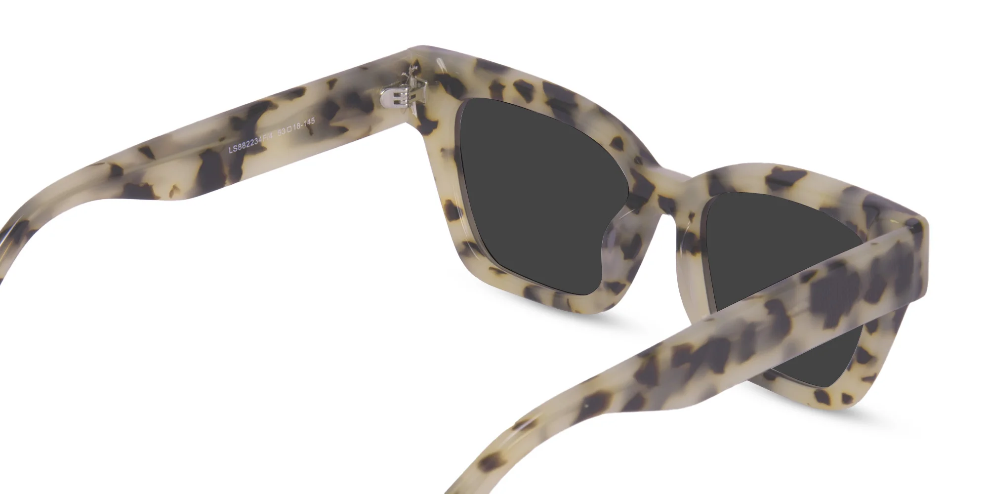 Beige Tortoise Shell Sunglasses-5