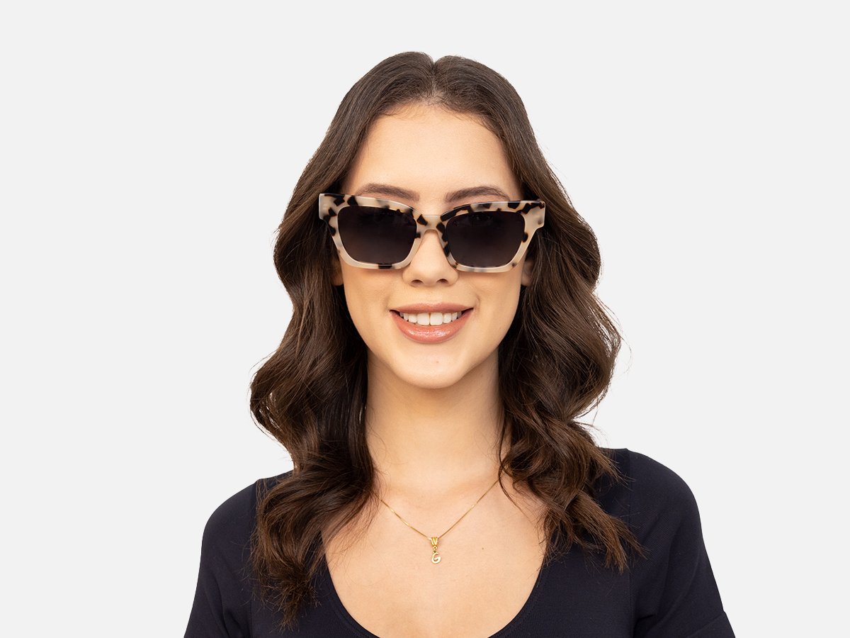 Beige Tortoise Shell Sunglasses-51