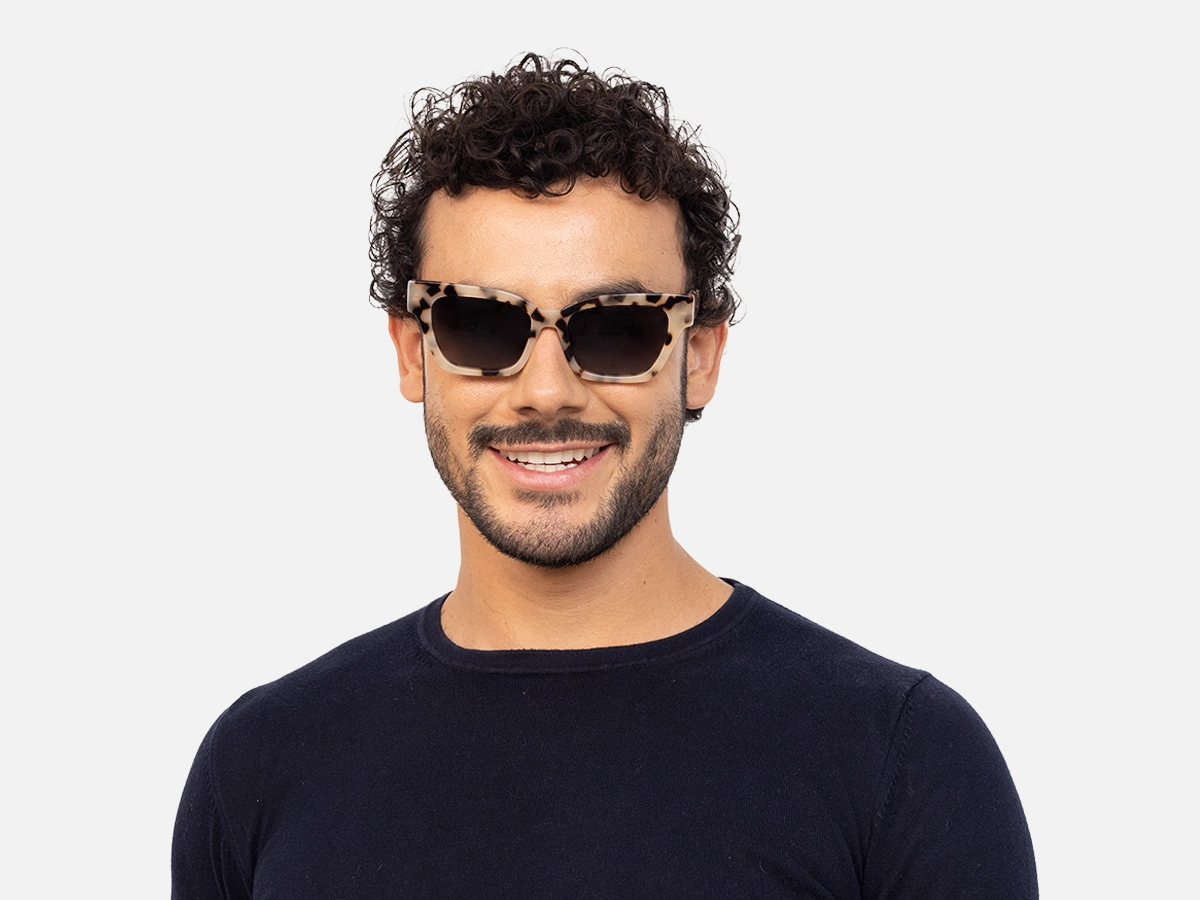 Beige Tortoise Shell Sunglasses-41