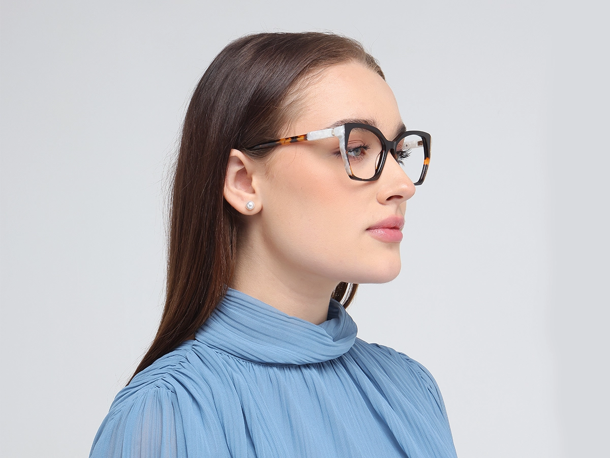 Tortoiseshell Cat Eye Glasses-52