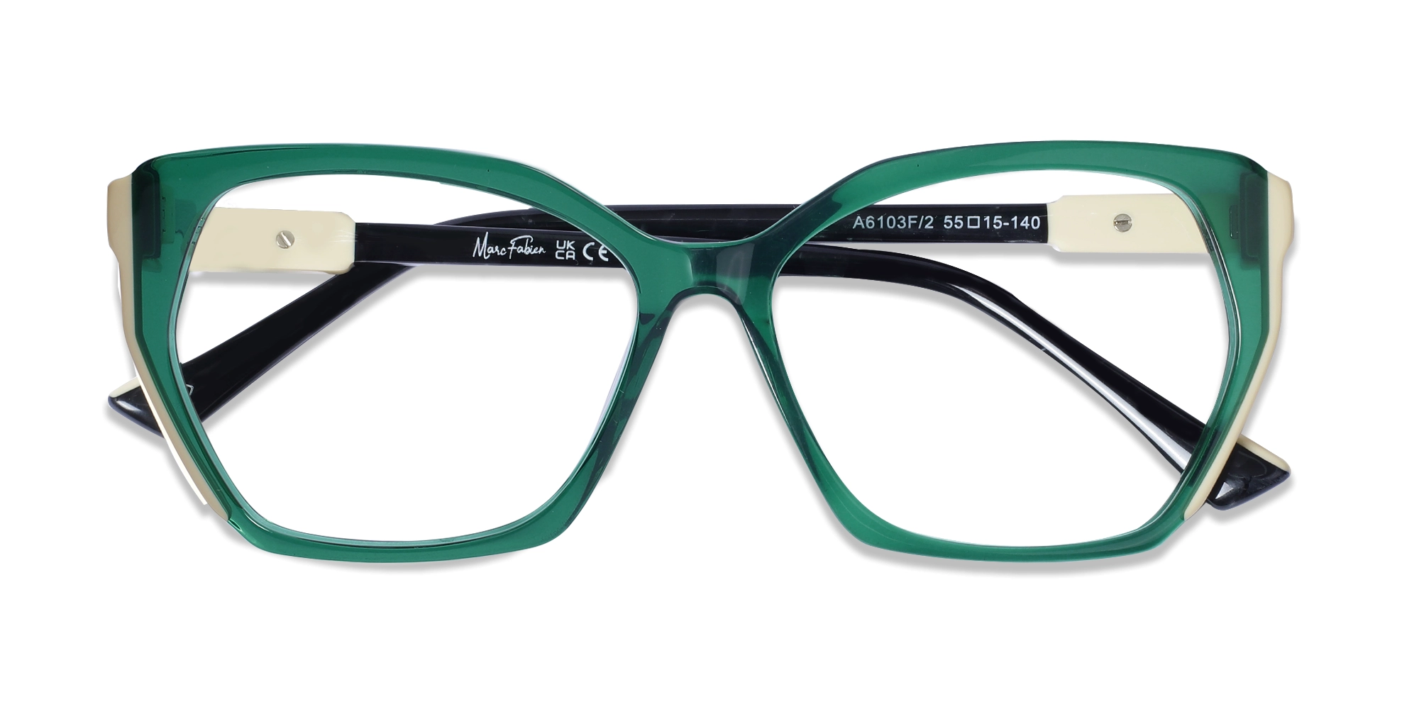 Teal Green Cat Eye Eyeglasses-6