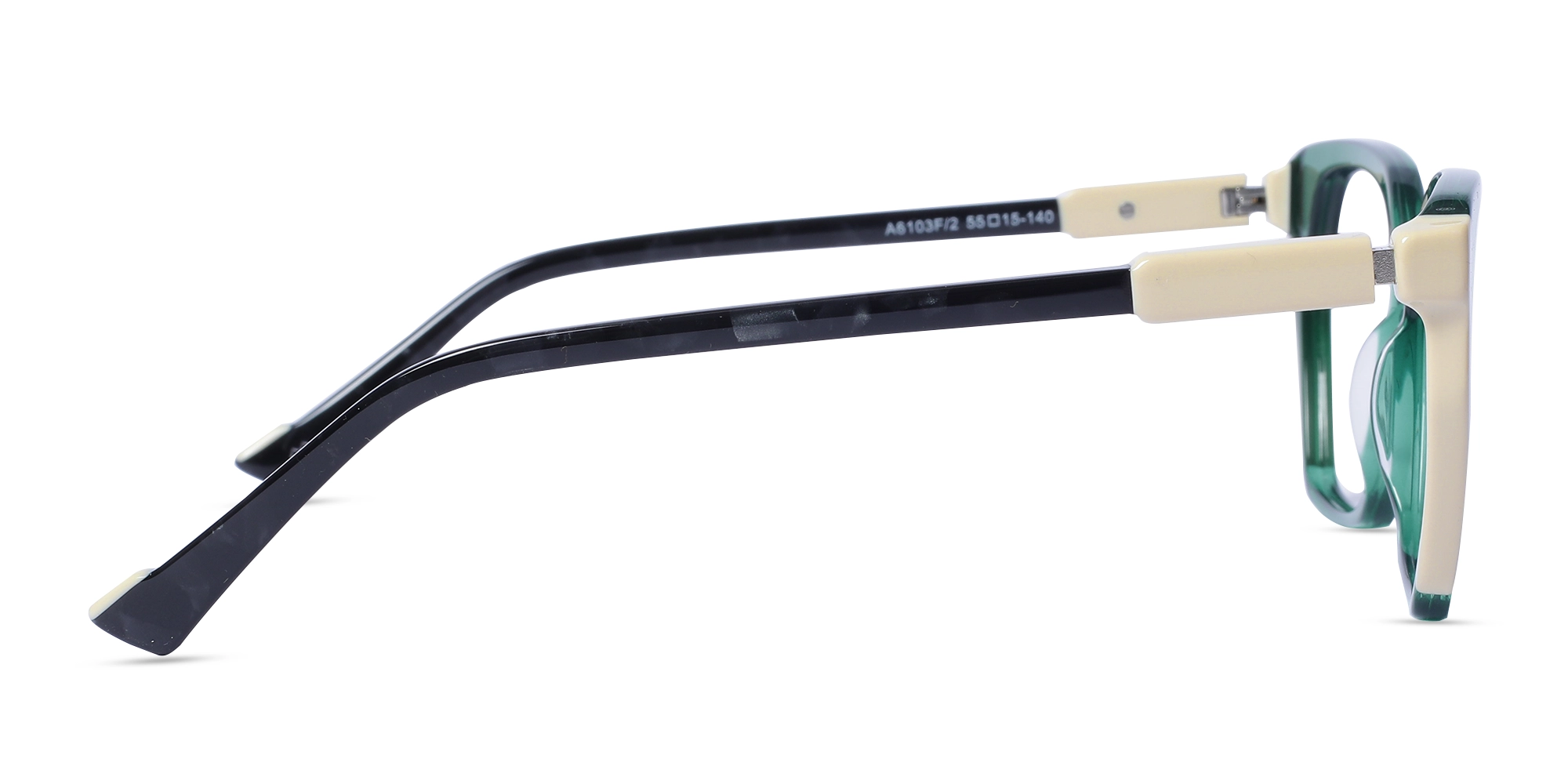 Teal Green Cat Eye Eyeglasses-4