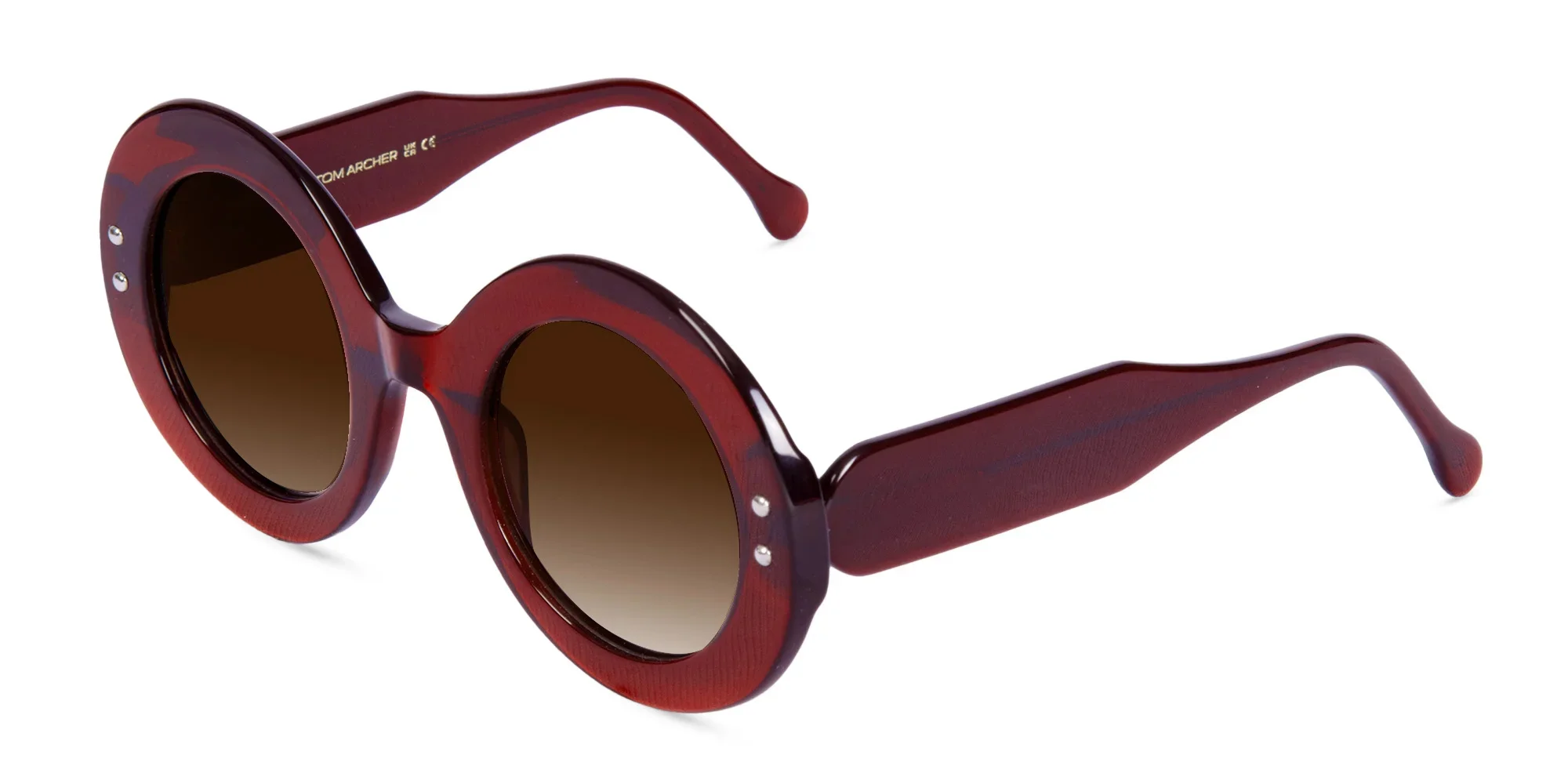 Oversized Red Sunglasses-3