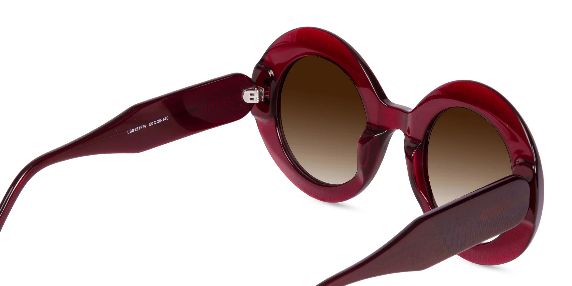 Oversized Red Sunglasses-5