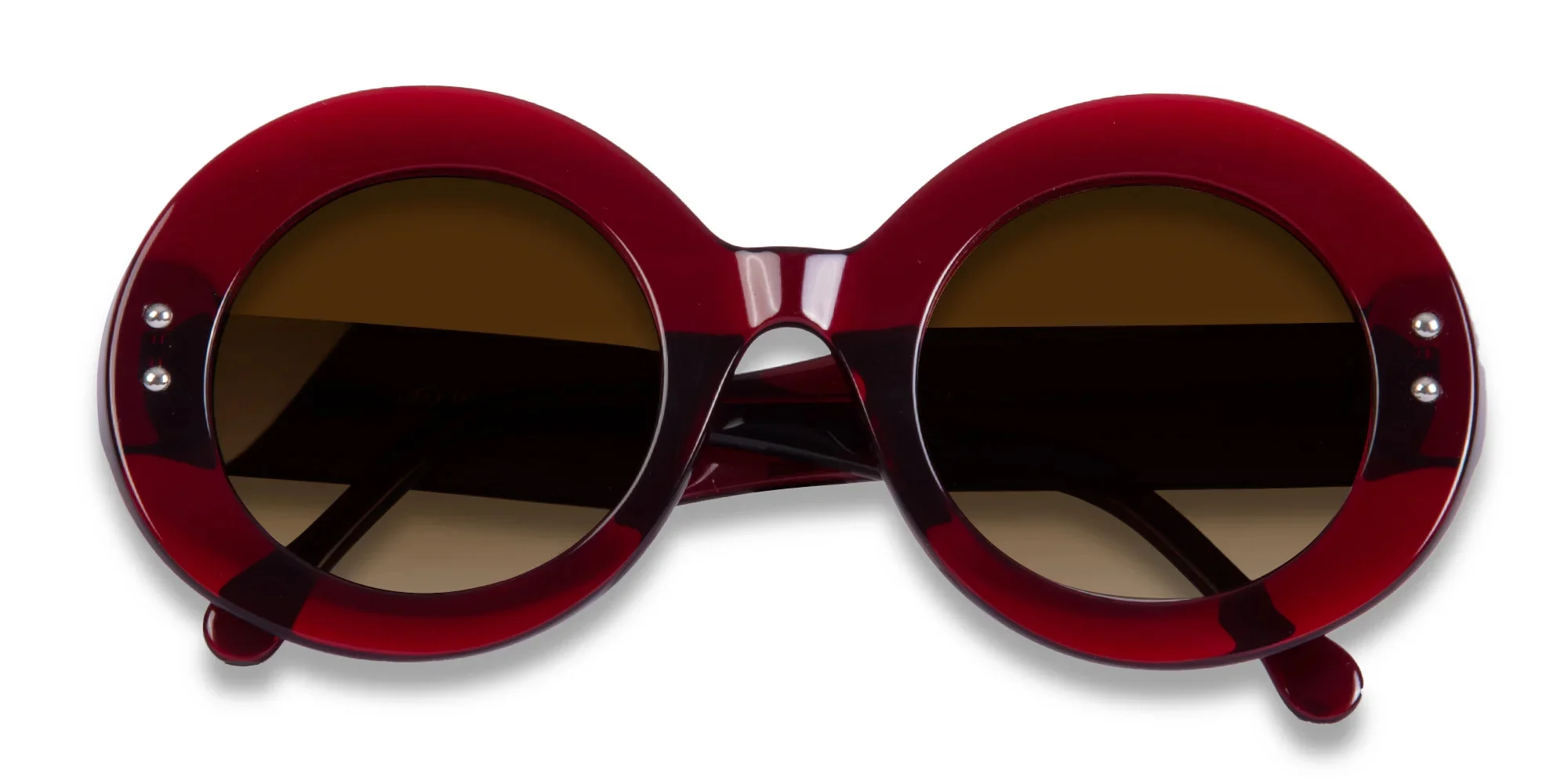 Oversized Red Sunglasses-6