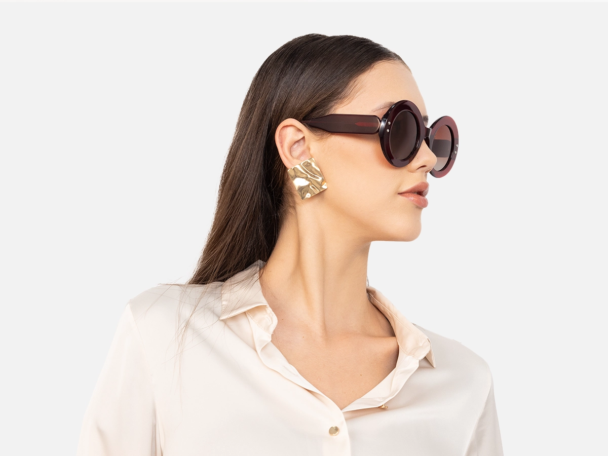 Oversized Red Sunglasses-53