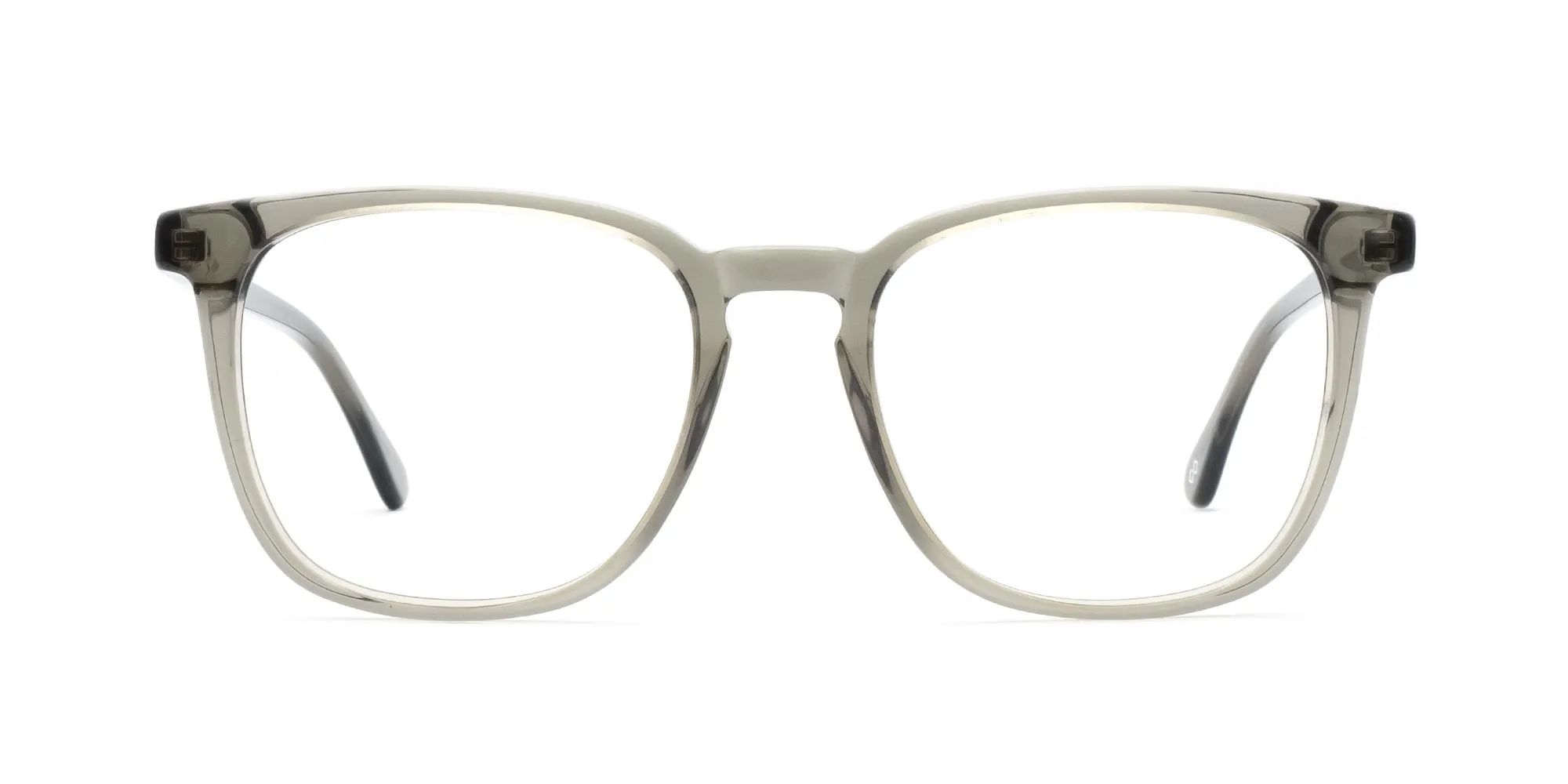 Crystal Grey Square Designer Glasses-2