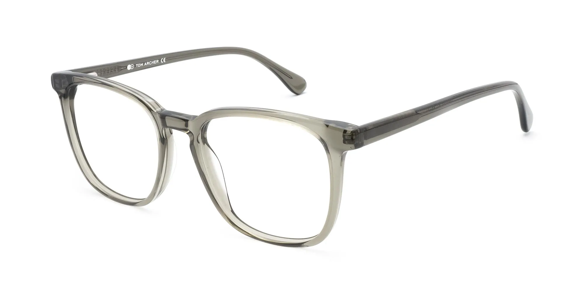 Crystal Grey Square Designer Glasses-2