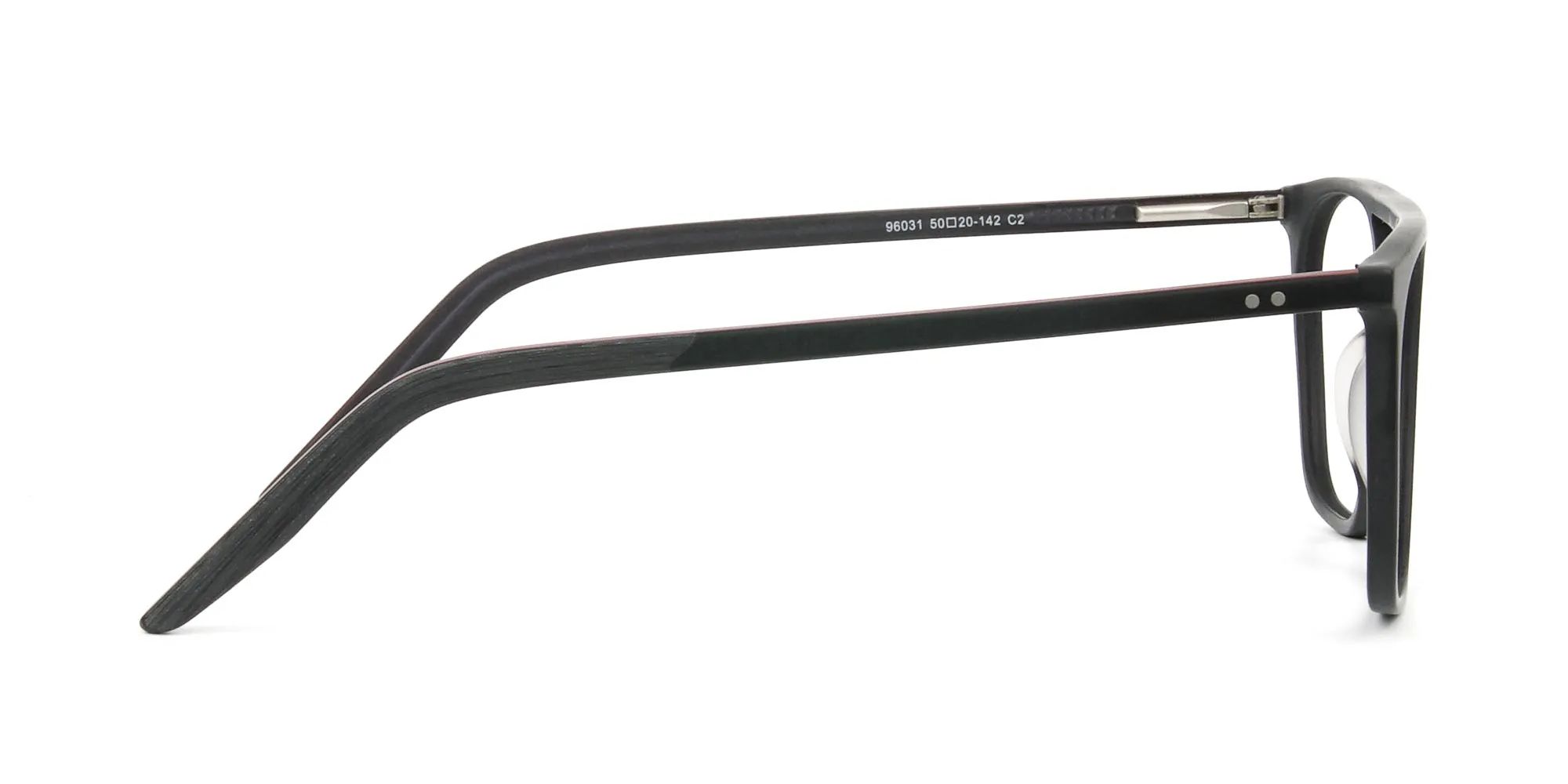 Matte Black Pilot Spectacles - 2