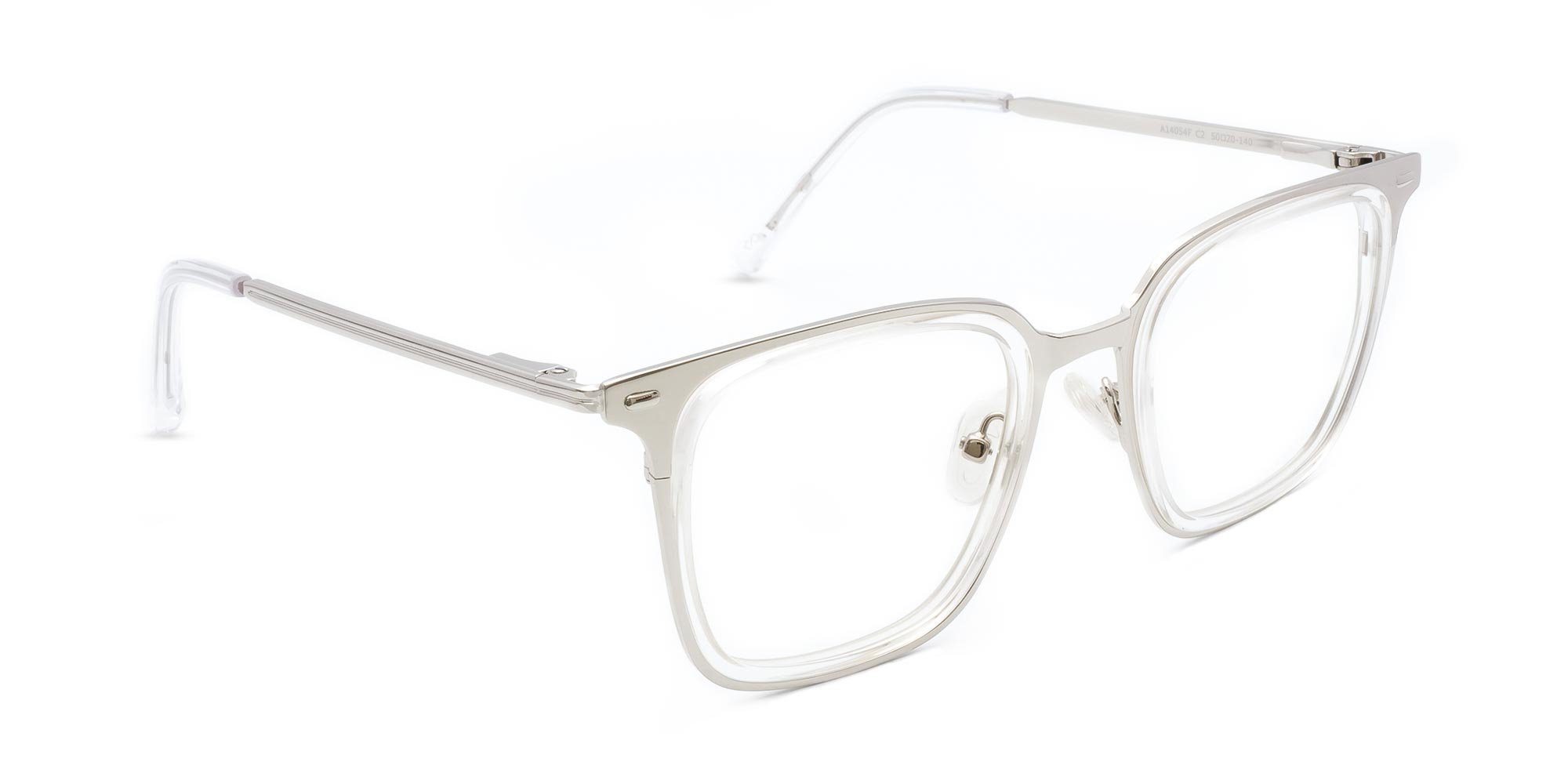 Clear Square Prescription Glasses-2