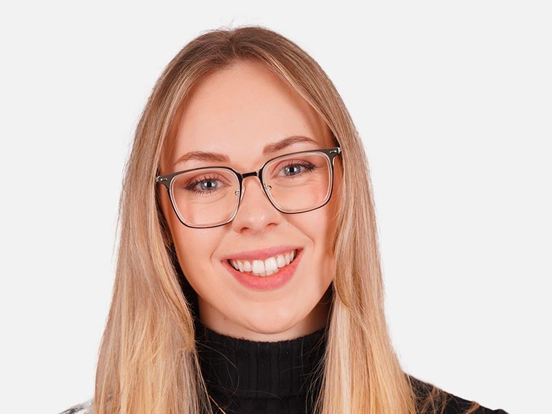 Clear Square Prescription Glasses-53
