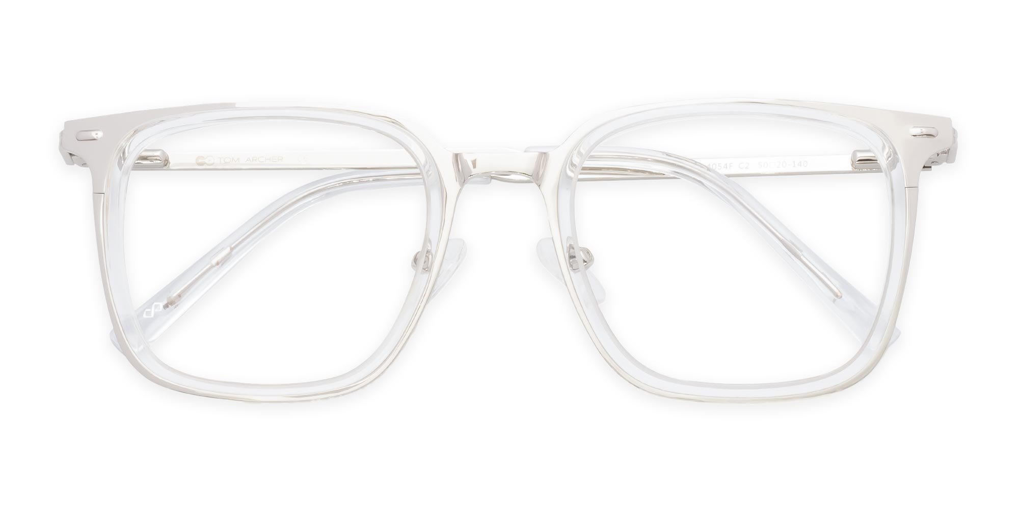 Clear Square Prescription Glasses-6