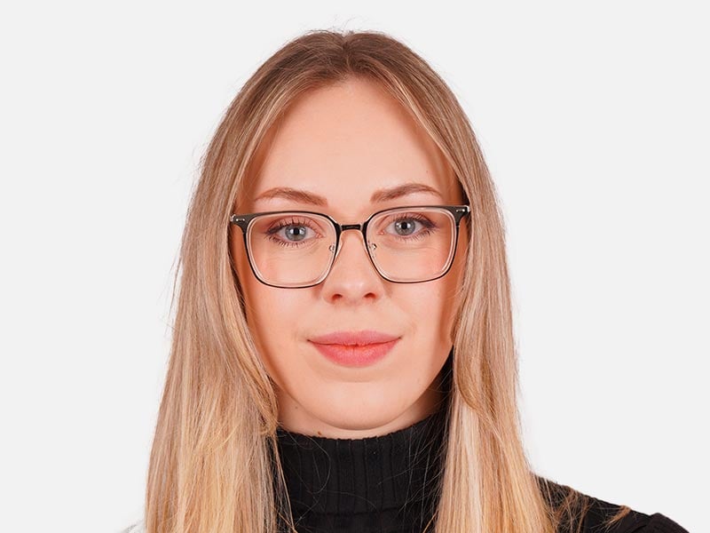 Clear Square Prescription Glasses-51