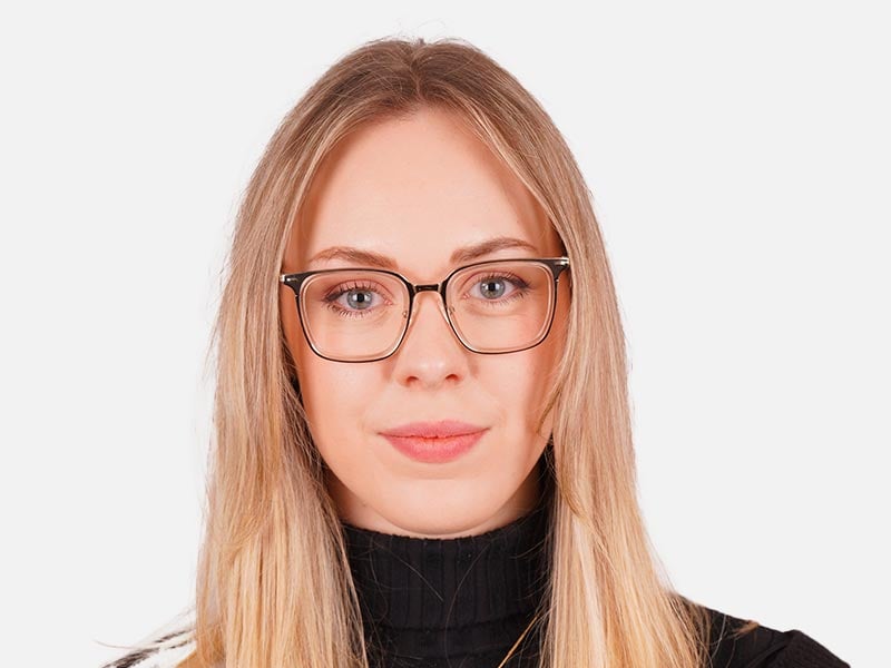 Gold Metal Frame Glasses-51