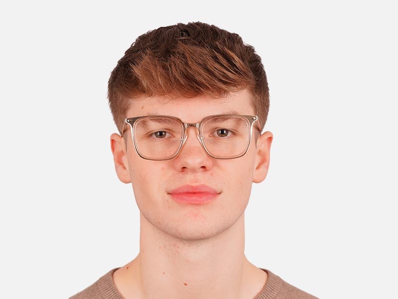 Gold Metal Frame Glasses-41