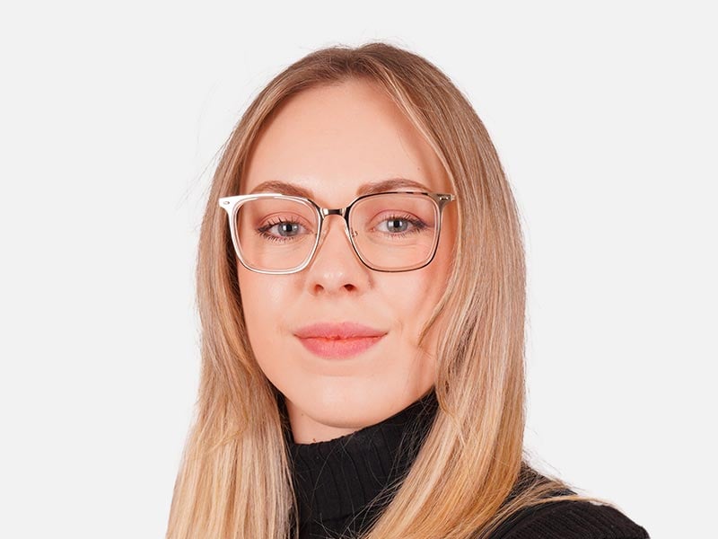 Gold Metal Frame Glasses-56