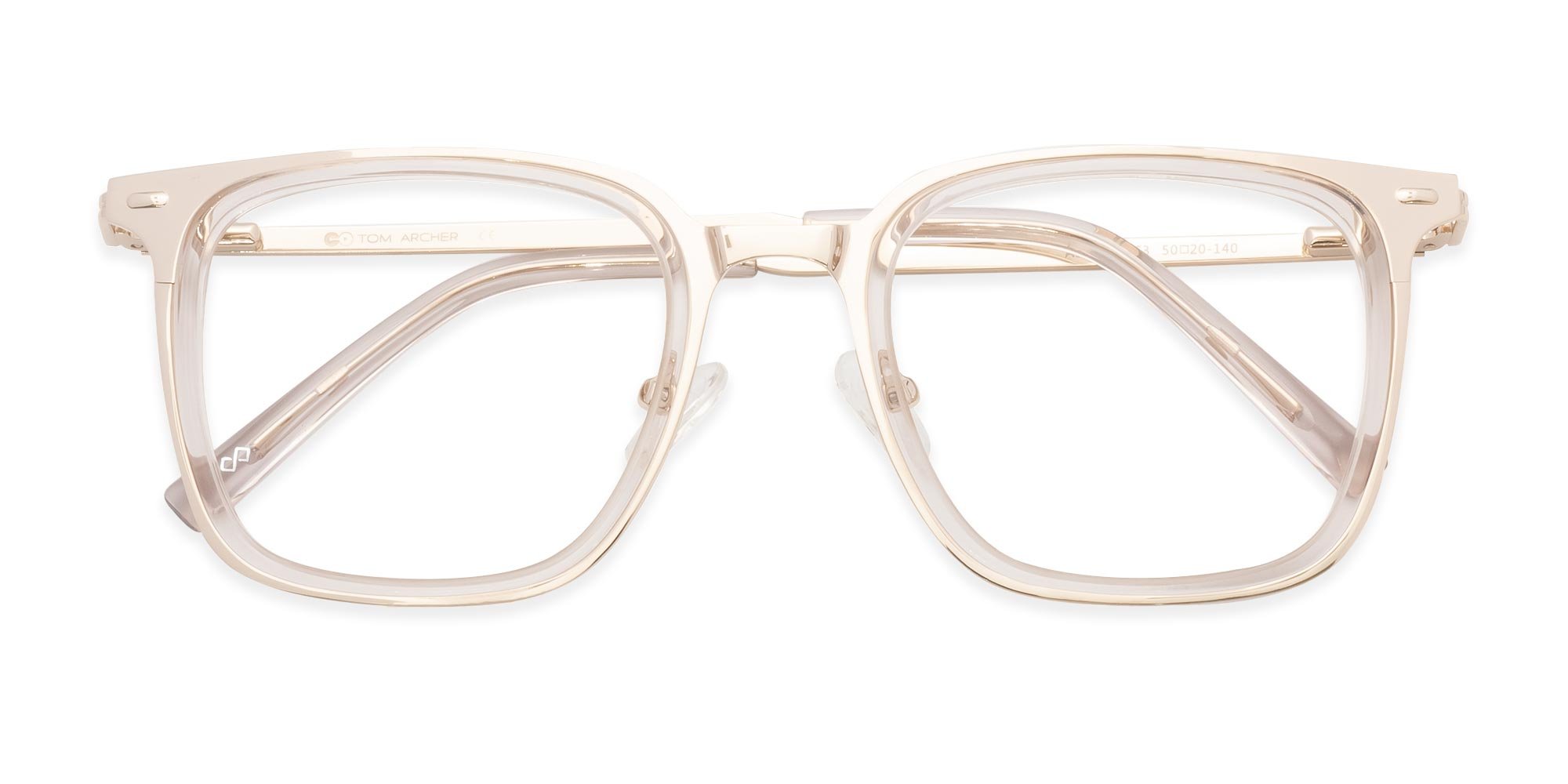 Gold Metal Frame Glasses-6