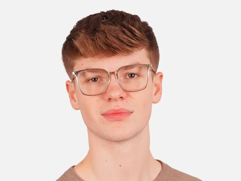 Gold Metal Frame Glasses-46