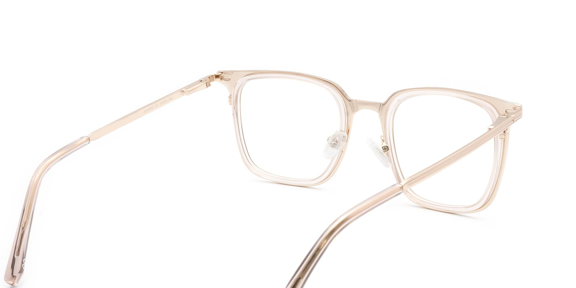 Gold Metal Frame Glasses-5