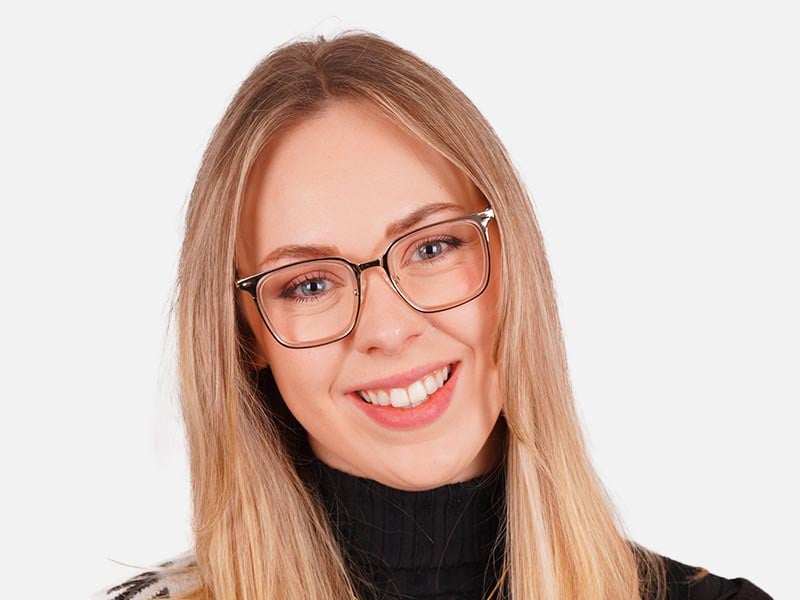 Gold Metal Frame Glasses-53