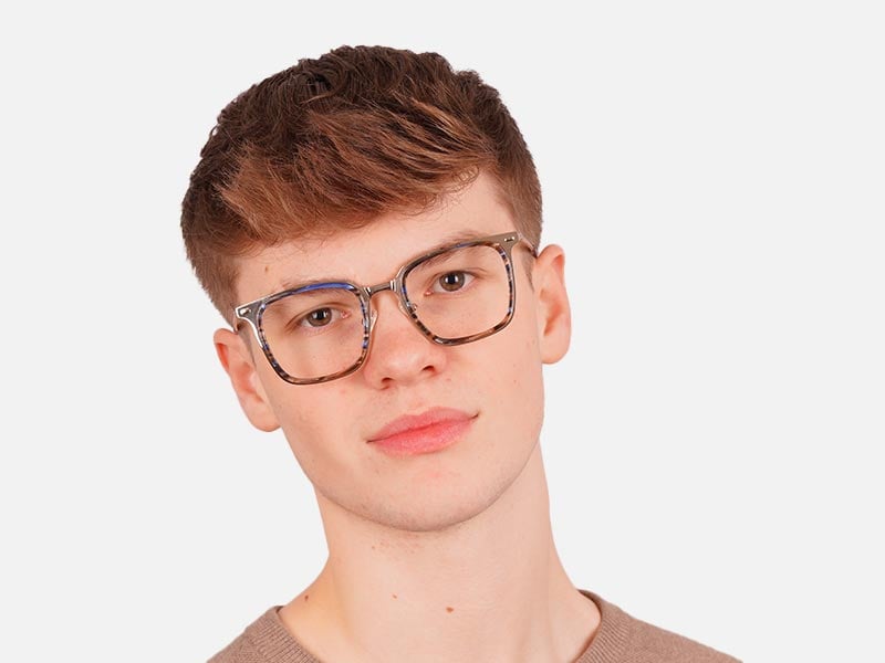 Tortoiseshell Metal Glasses-45