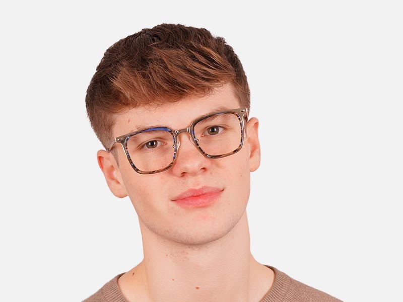 Tortoiseshell Metal Glasses-42