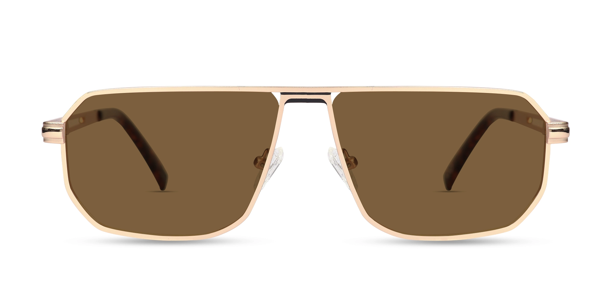 Matte Champagne Gold Pilot Sunglasses-1 Matte Champagne Gold Pilot Sunglasses-1