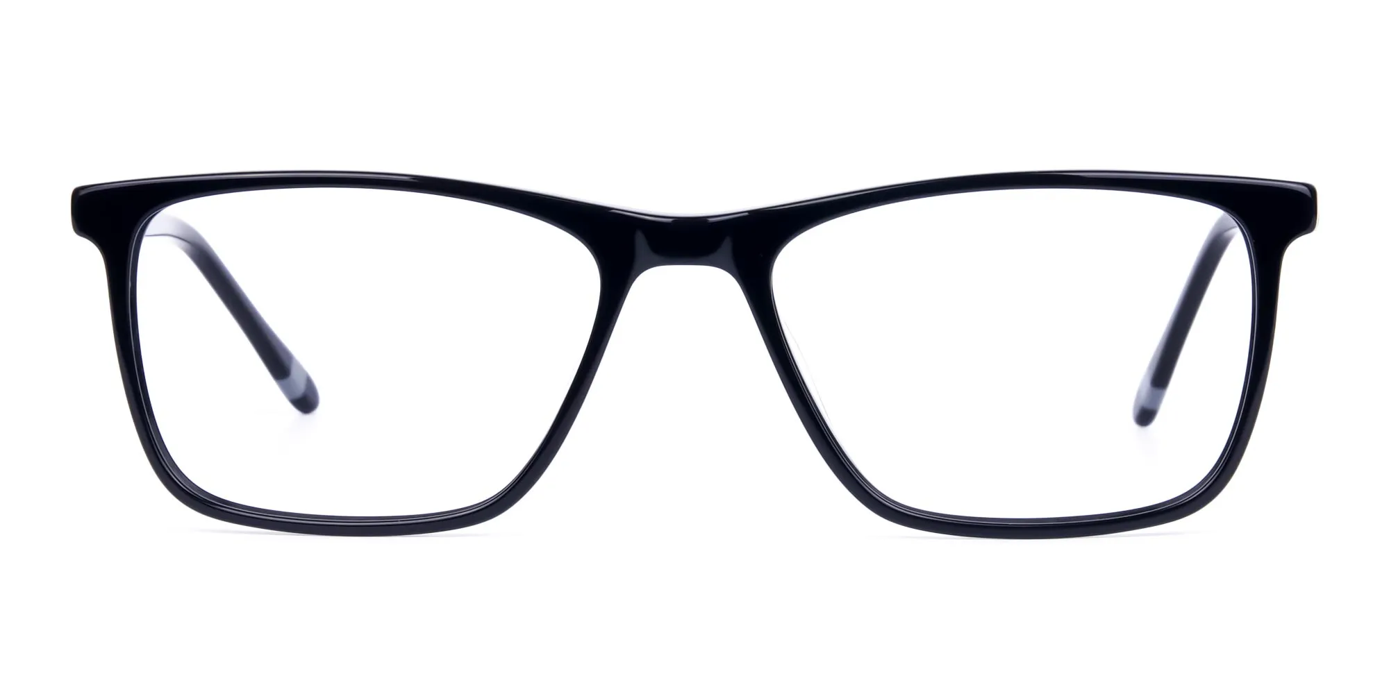 A97047F/1 - Black Full Rimmed Rectangular Glasses