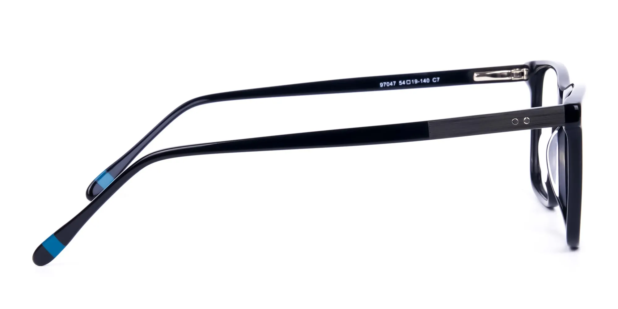 Tom Archer GREAVE 7 Black Rectangle glasses for unisex