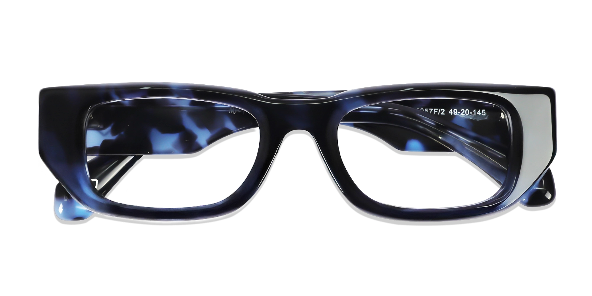 Blue Tortoise Rectangle Glasses