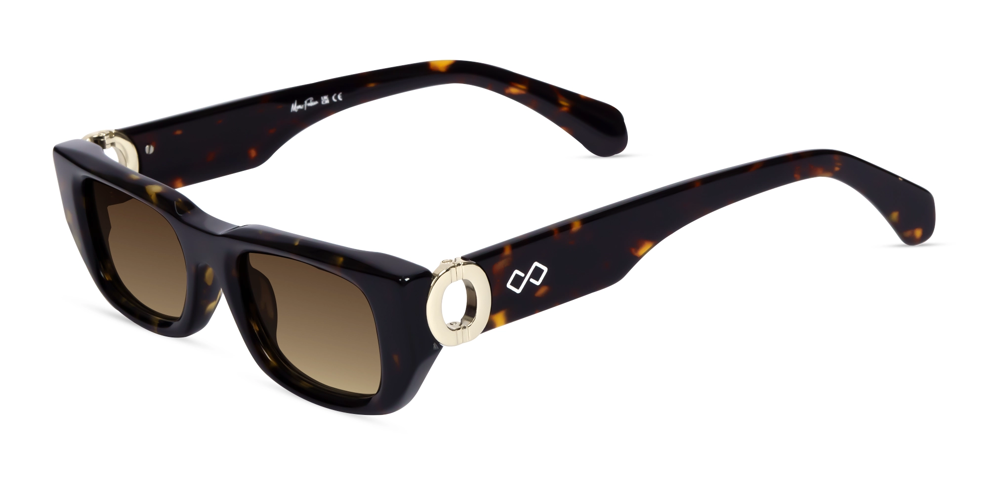 Tortoise Frame With Brown Gradient Tint-3