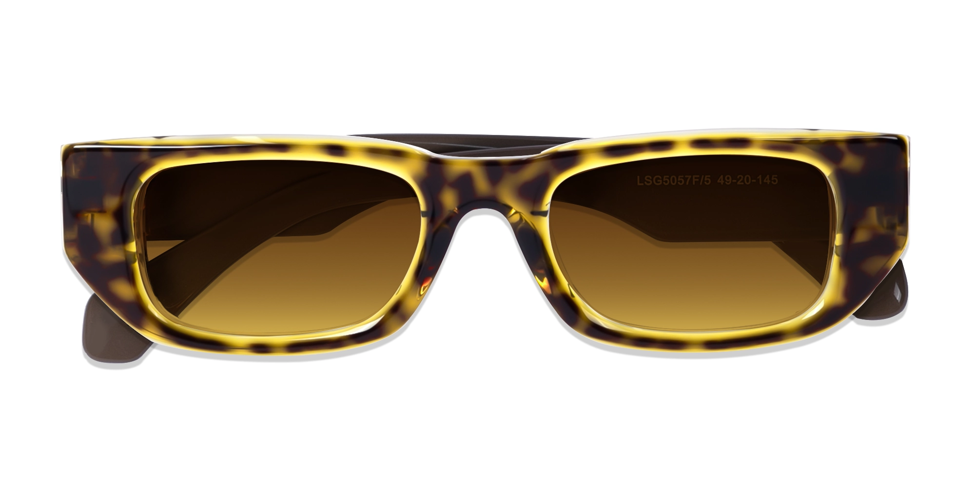 Rectangle Full-Rim Acetate Sunglasses-6