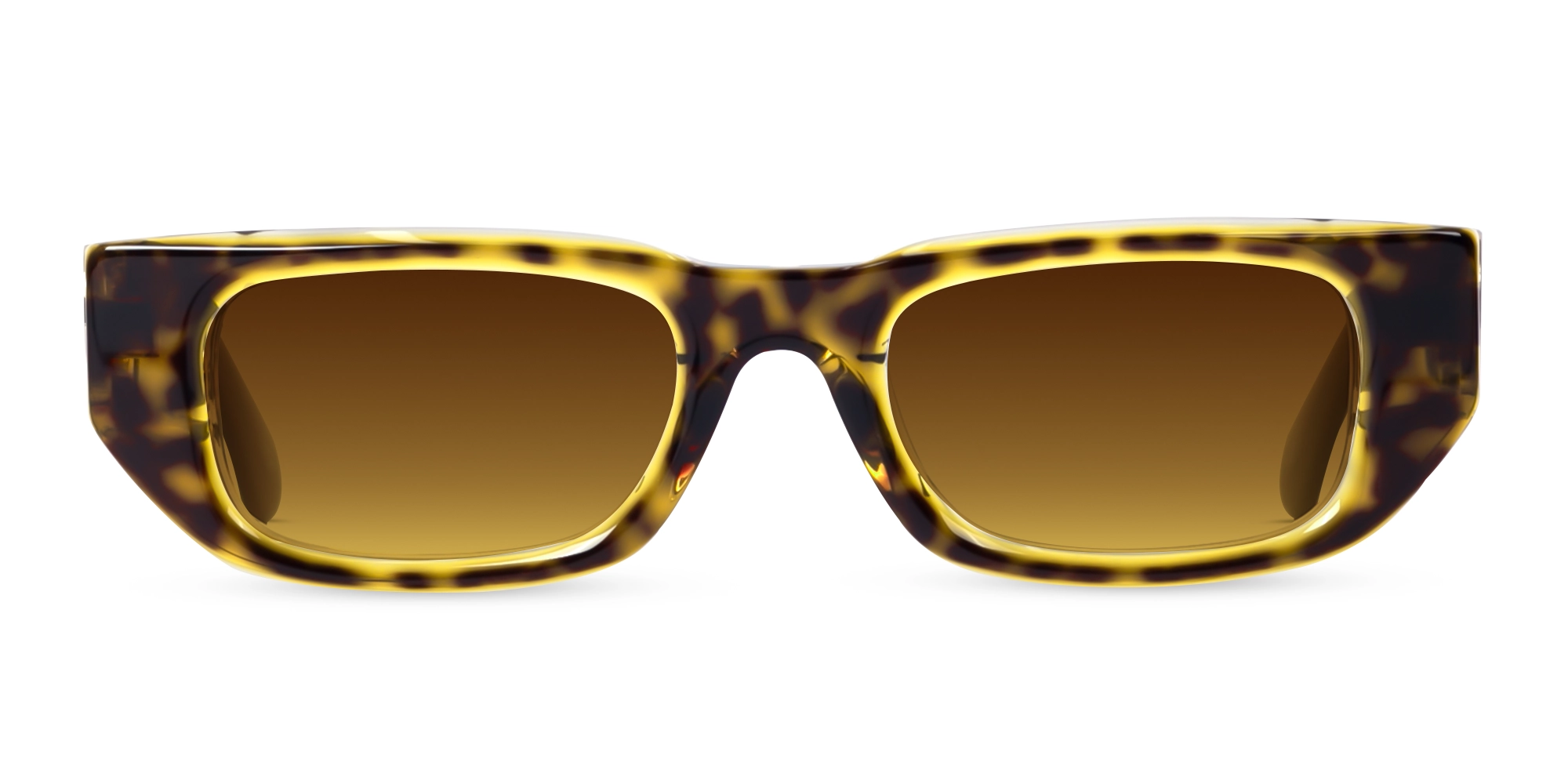 Rectangle Full-Rim Acetate Sunglasses-1