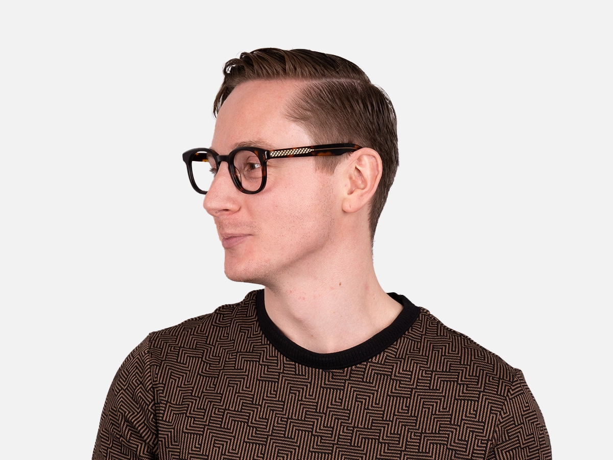 Square Tortoise Shell Glasses- 45