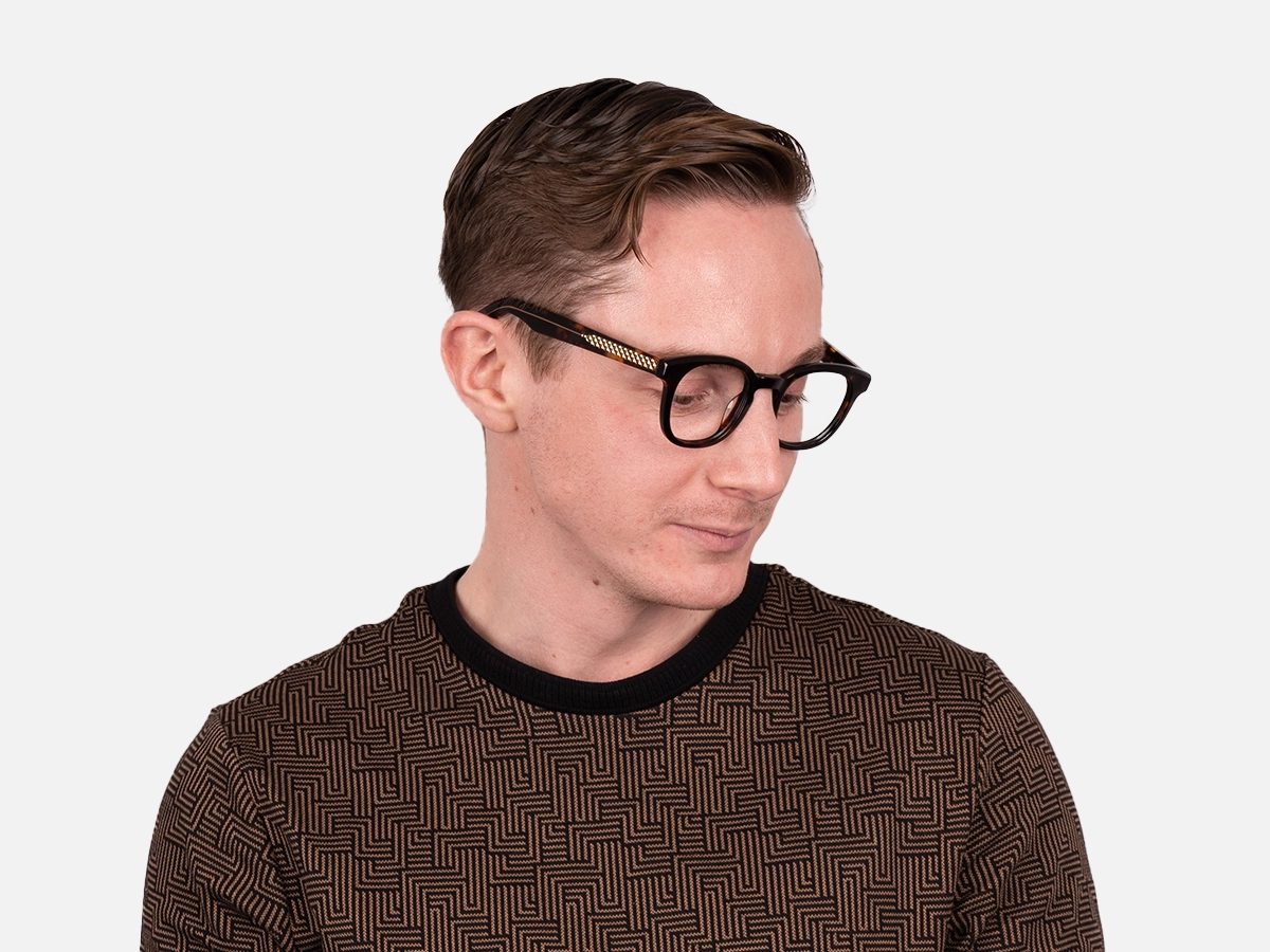 Square Tortoise Shell Glasses- 44