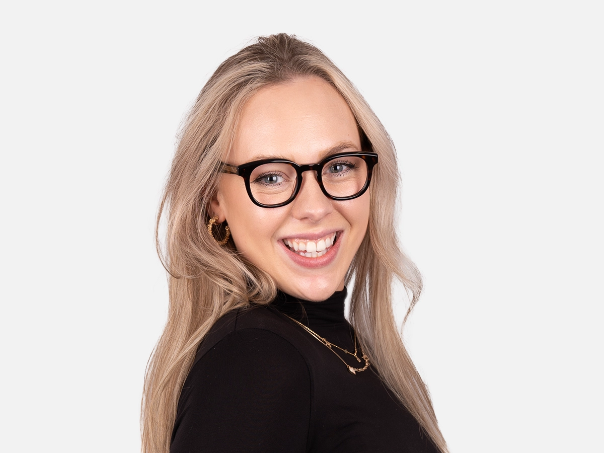 Square Tortoise Shell Glasses- 53