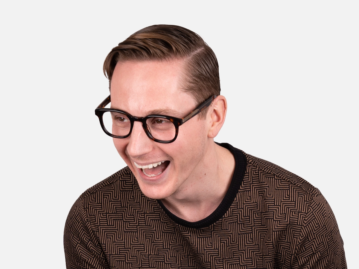 Square Tortoise Shell Glasses- 42