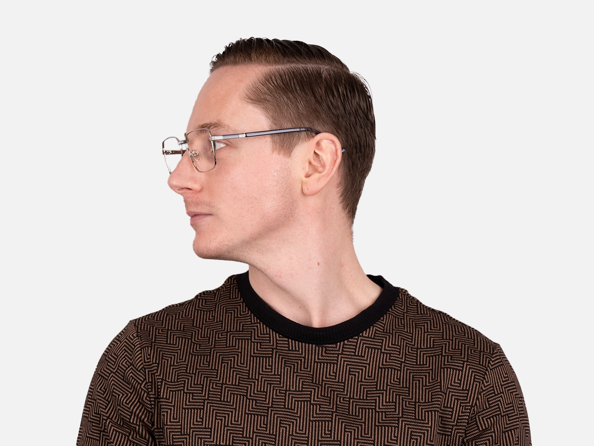 Silver Framed Eyeglasses-42