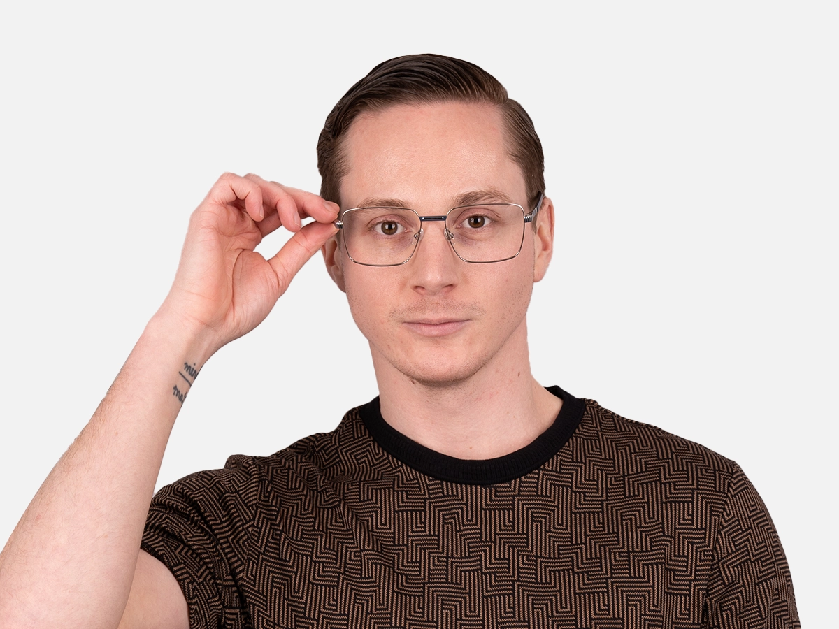 Silver Framed Eyeglasses-43